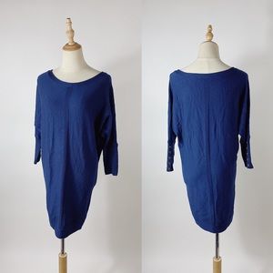 LILLY PULITZER Merino Wool Bloomfield Sweater Dress Navy XS